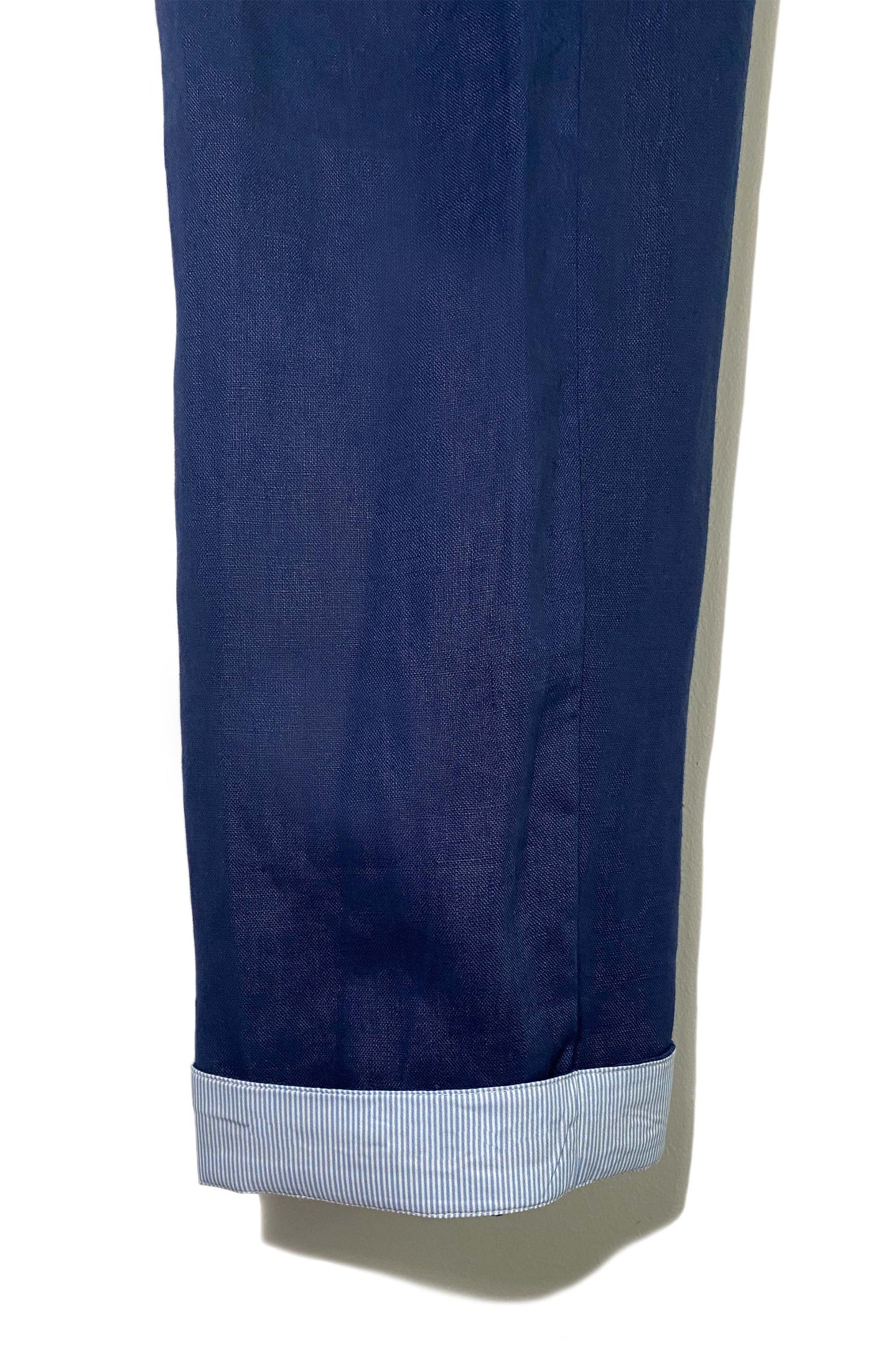 Pantalón con puños de lino | Marina Náutica